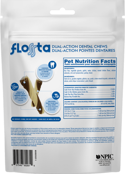 N-Bone Flossta Dual-Action Dental Chews