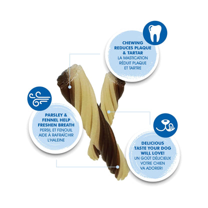 N-Bone Flossta Dual-Action Dental Chews Beef Liver Flavor