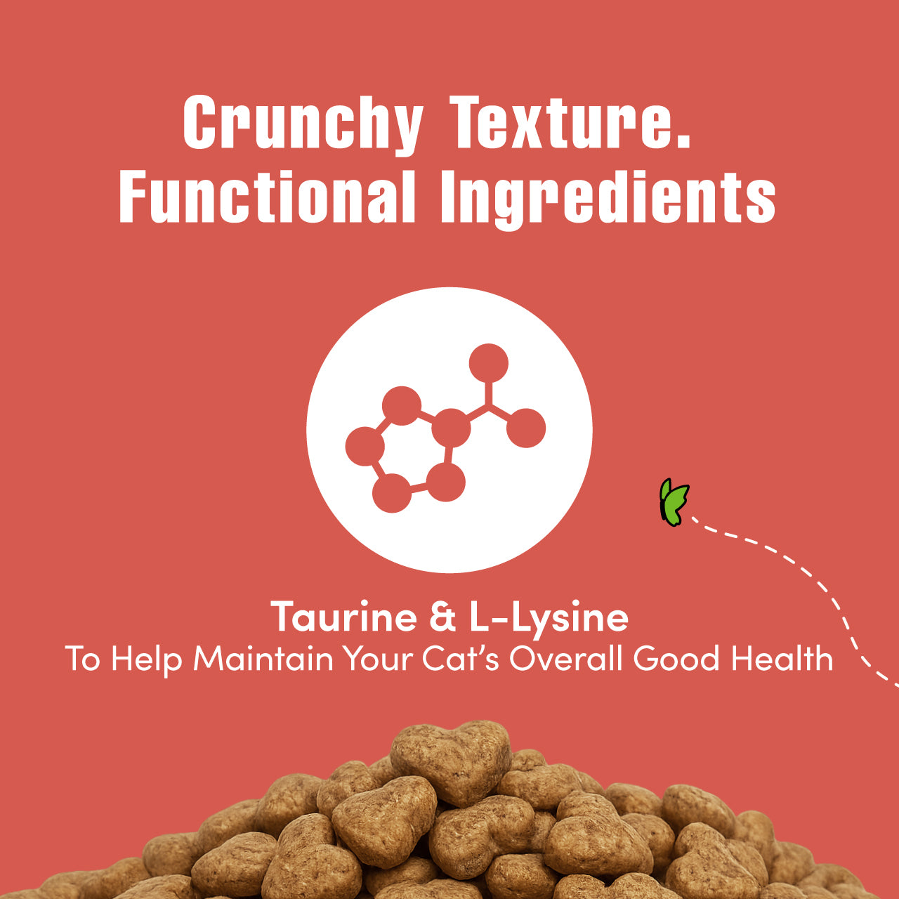 Get Naked® Calming Health Functional Crunchy Treats for Cats, Salmon & Cheese Flavor