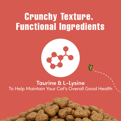 Get Naked® Calming Health Functional Crunchy Treats for Cats, Salmon & Cheese Flavor