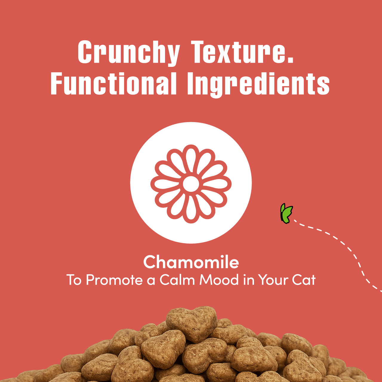 Get Naked® Calming Health Functional Crunchy Treats for Cats, Salmon & Cheese Flavor