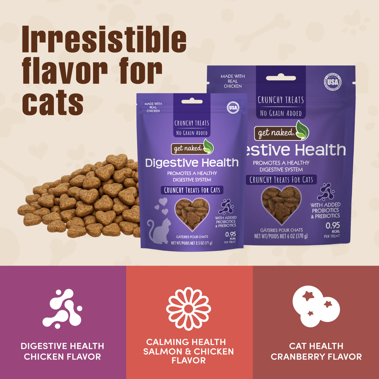Get Naked® Digestive Health Soft Cat Treats – NPIC