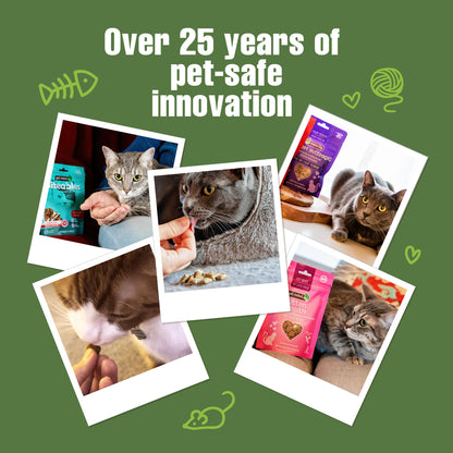 Get Naked® Calming Health Functional Crunchy Treats for Cats, Salmon & Cheese Flavor