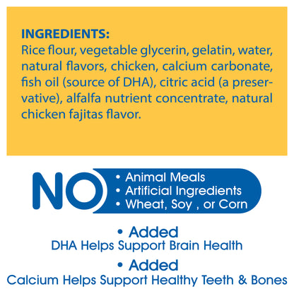 N-Bone Puppy Teething Rings Taste of Texas Chicken Fajitas Flavor