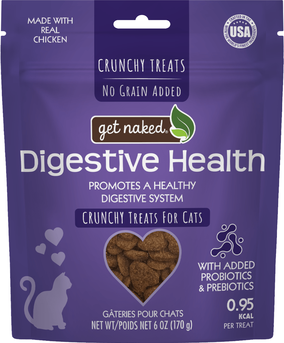 Get Naked® Digestive Health Functional Crunchy Treats for Cats, Chicken Flavor