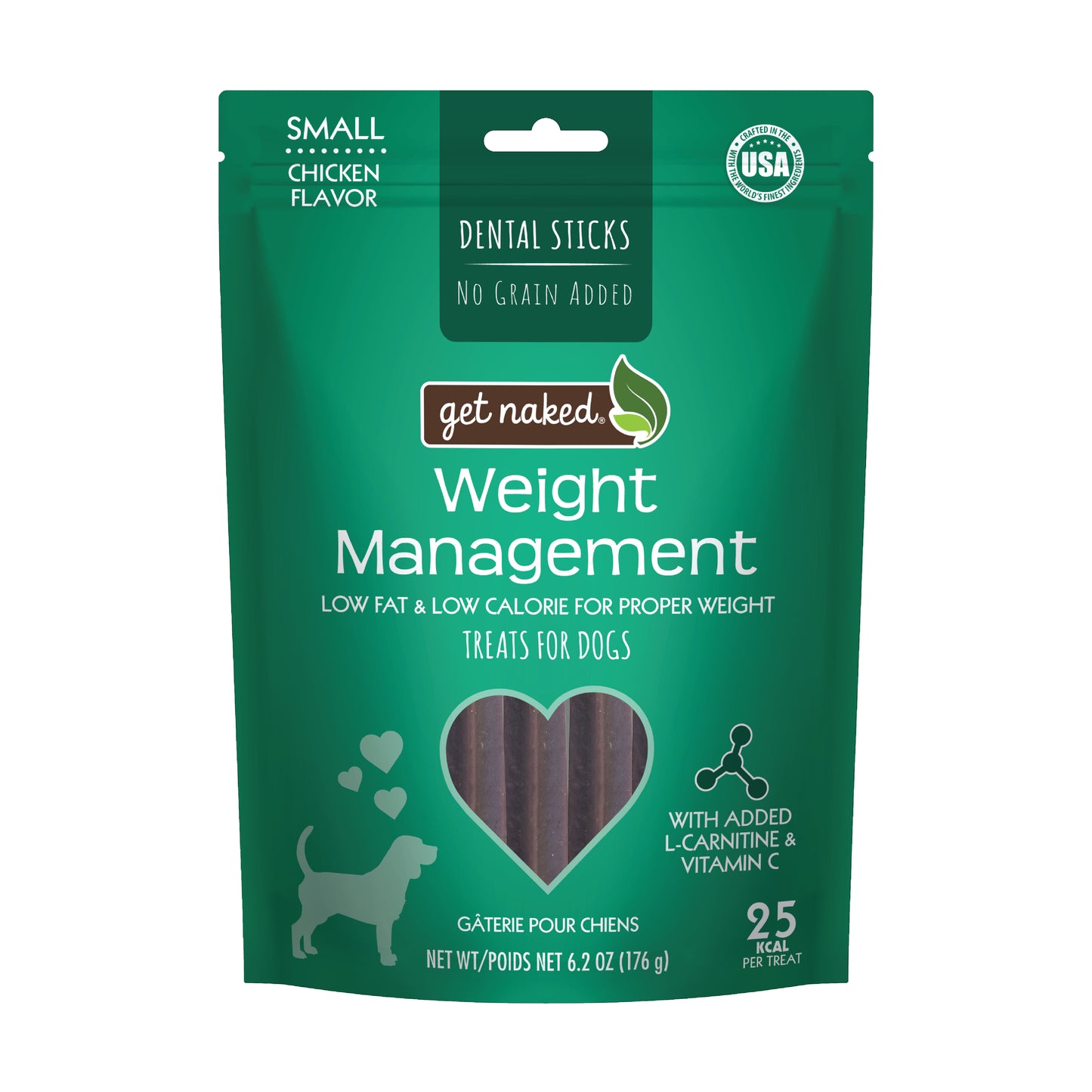 Get Naked® Weight Management Dog Dental Chew Sticks