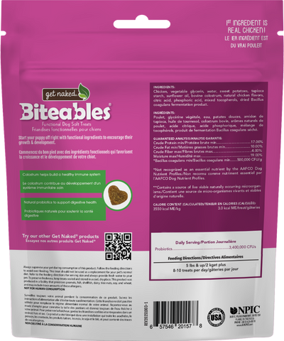 Get Naked® Biteables® Puppy Health Functional Soft Treats
