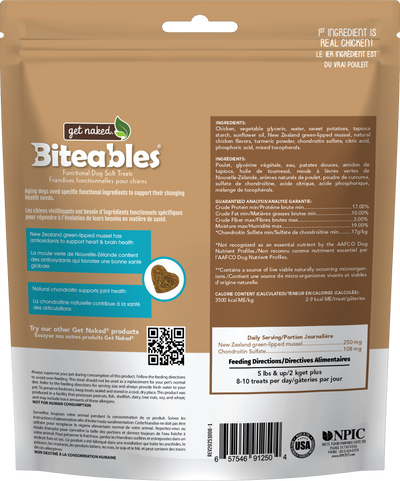 Get Naked® Biteables® Senior Health Functional Dog Soft Treats