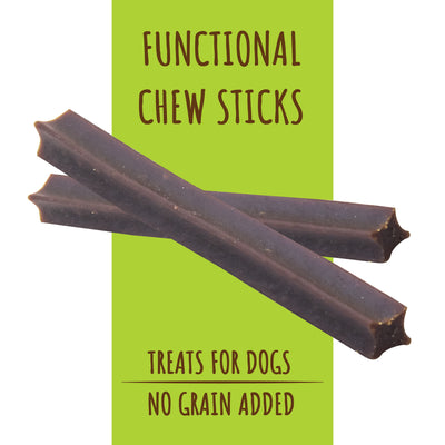 Get Naked® Dog Dental Chew Small Sticks Variety Pack, Joint + Skin + Digestive + Antioxidant Health - Total 4 Bags, 24.8-oz, 64 Sticks