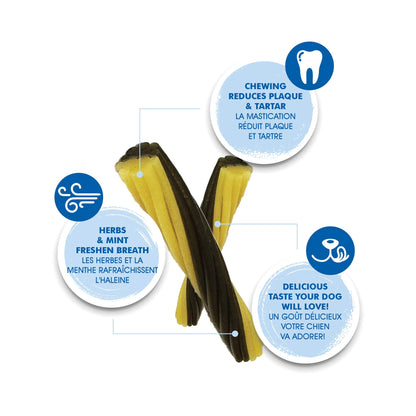 N-Bone Flossta Dual-Action Dental Chews Mint Flavor