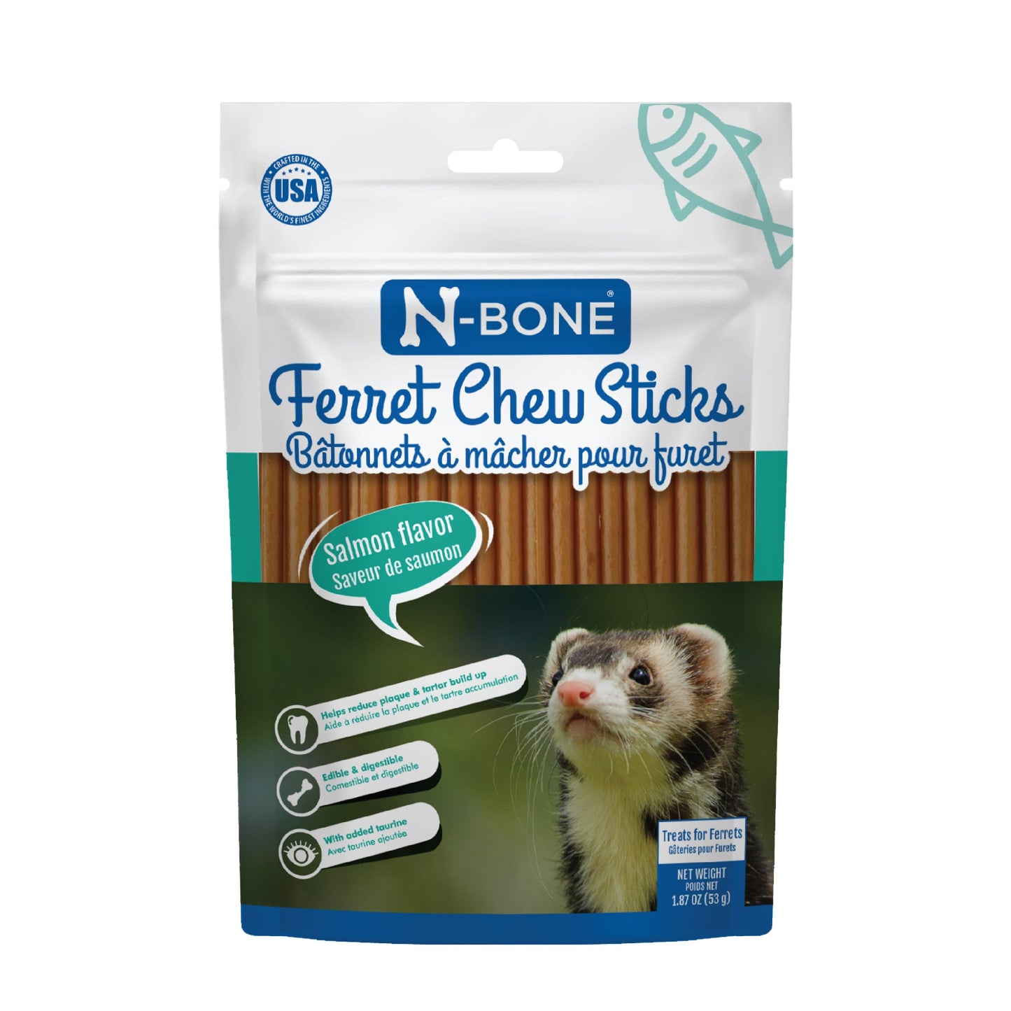 N-Bone® Ferret Chew Sticks Salmon Flavor