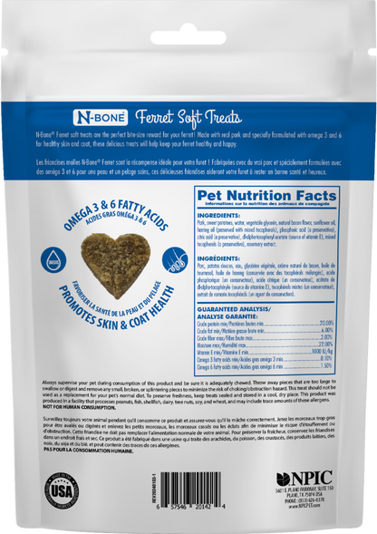 N-Bone® Ferret Soft Treats Bacon Flavor