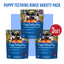 N-Bone Puppy Teething Rings 6 Count Bag Multi Pack, Pumpkin Flavor, Total 3 Bags, 21.6-oz, 18 Rings