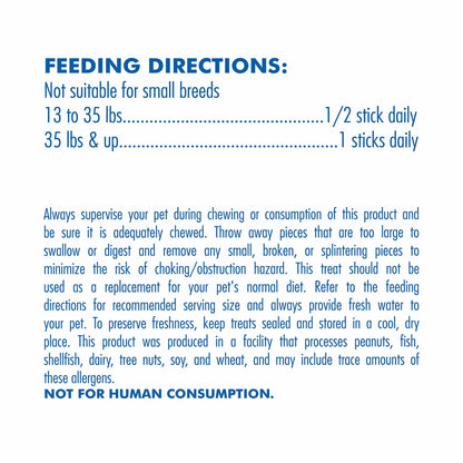 N-Bone® Jumbo Puppy Teething Sticks, 7-count, Pumpkin Flavor