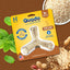 N-Bone® Quado® Interactive Dried Dog Chew Bone, Peanut Flavor - Natural, Edible, 100% Digestible Alternative to Plastic Chew Toys - Made in the USA