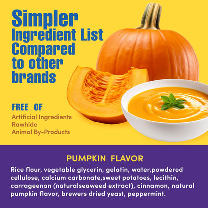 N-Bone® Quado® Interactive Dried Dog Chew Bone Average Joe Variety Pack, Peanut + Pumpkin + BBQ + Bacon, Total 4 bags