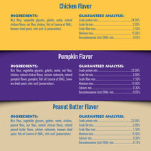 N-Bone® Puppy Teething Sticks Variety Pack, Chicken & Peanut Butter & Pumpkin Flavor, Total 3 Bags, 11.22-oz