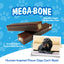 N-Bone® Mega-Bone Long-Lasting Chew Variety Pack, Cheeseburger  + Peanut Butter & Jelly +  Mac n' Cheese +  Blueberry Pumpkin Muffin, Total 4 bags, 24 counts