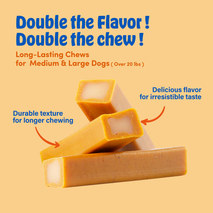 N-Bone® Mega-Bone Long-Lasting Chew Mac n' Cheese Flavor 6 count