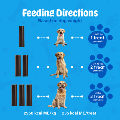 N-Bone® Mega-Bone Long-Lasting Chew Variety Pack, Cheeseburger  + Peanut Butter & Jelly +  Mac n' Cheese +  Blueberry Pumpkin Muffin, Total 4 bags, 24 counts