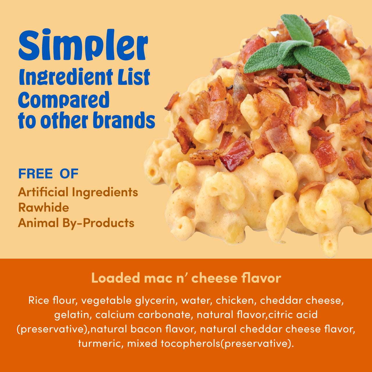 N-Bone® Mega-Bone Long-Lasting Chew Mac n' Cheese Flavor 6 count