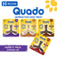 N-Bone® Quado® Interactive Dried Dog Chew Bone Average Joe Varity Pack, Peanut + Pumpkin + BBQ + Bacon, Total 4 bags