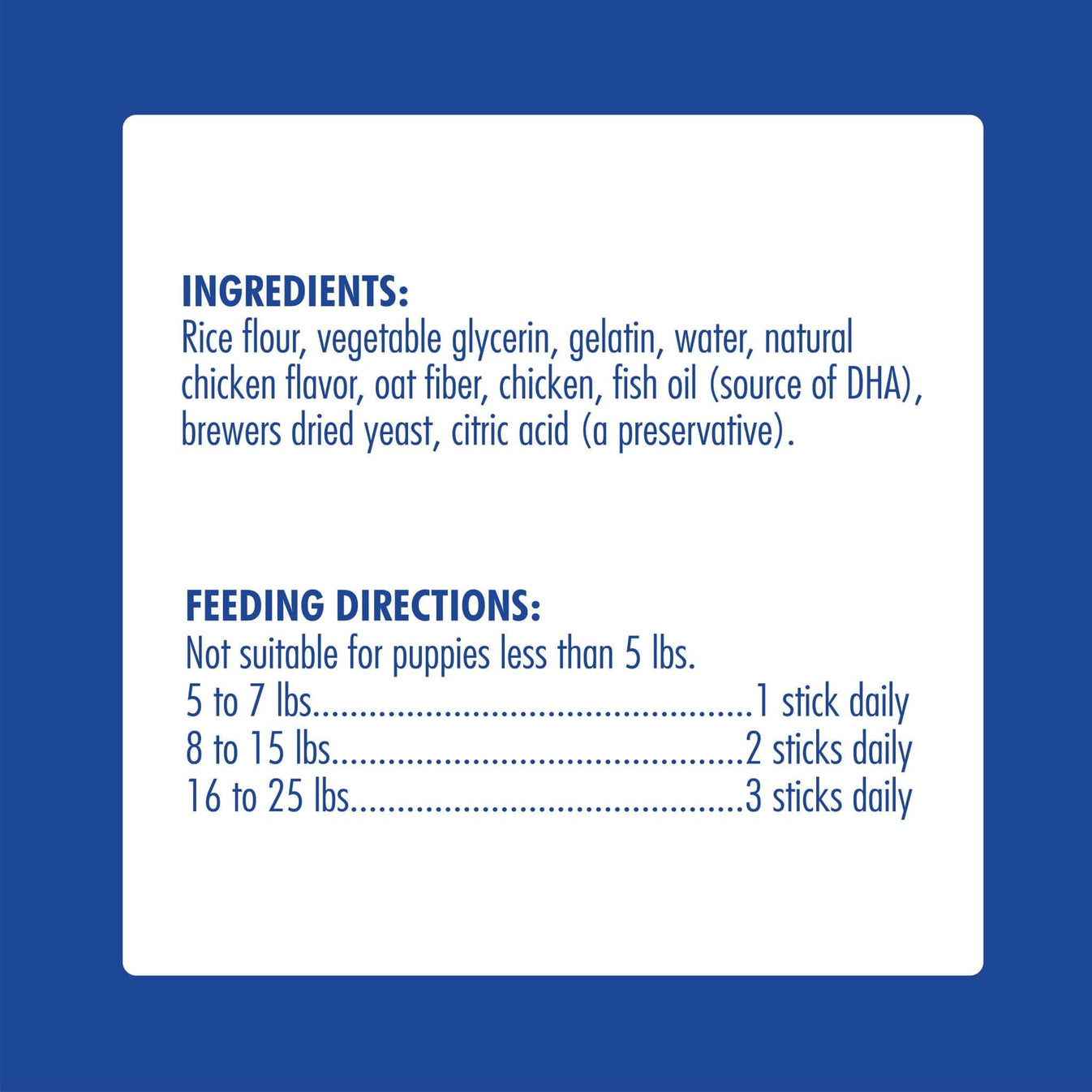 NBone® Puppy Teething Sticks Chicken Flavor npicpet