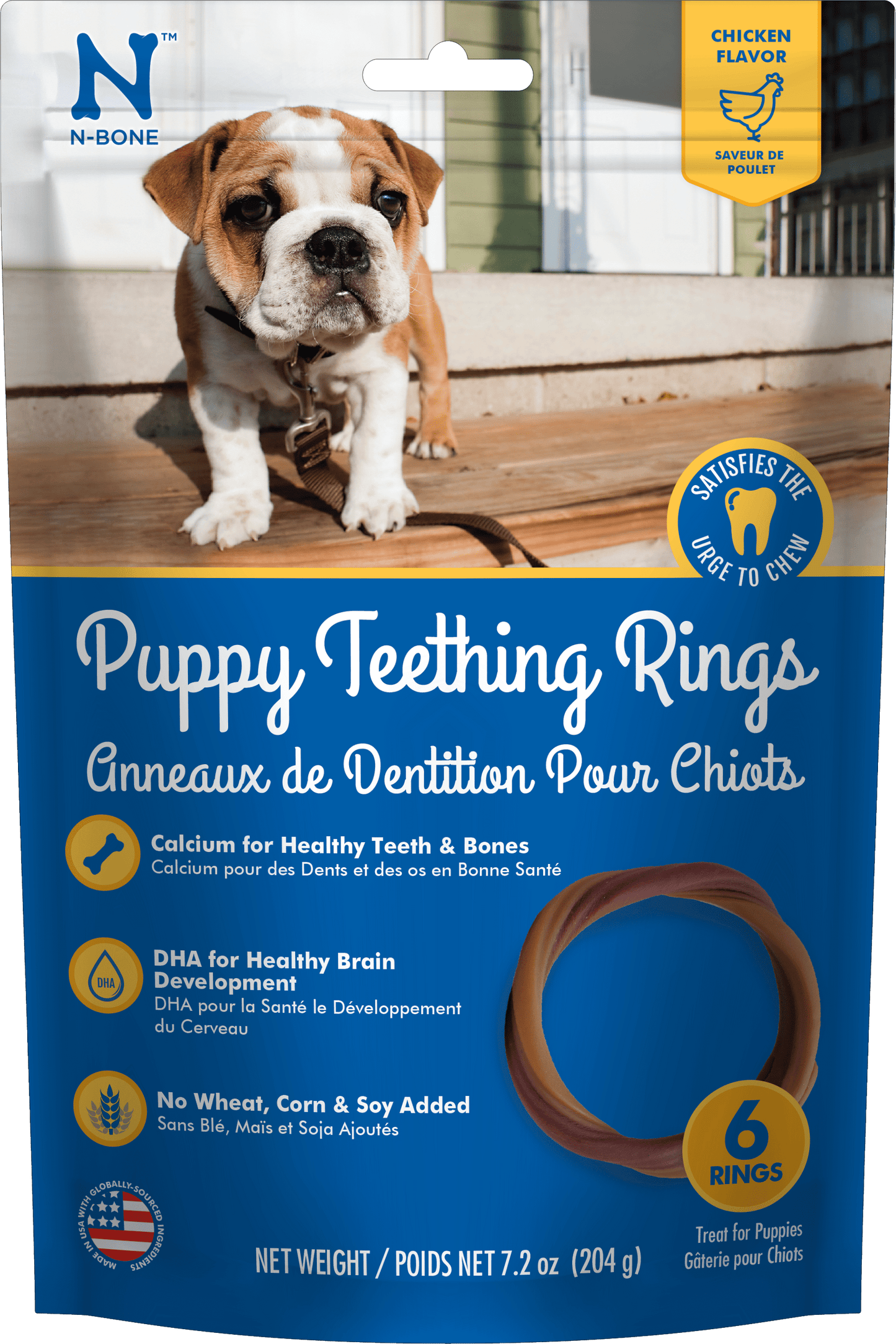 N-Bone® Puppy Teething Rings Chicken Flavor