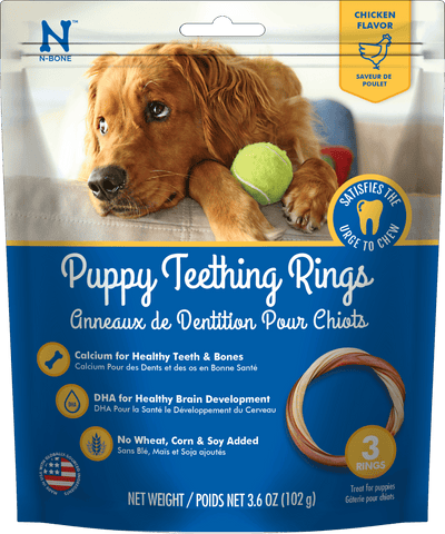 N Bone Puppy Teething Rings Grain Free Chicken Flavor npicpet