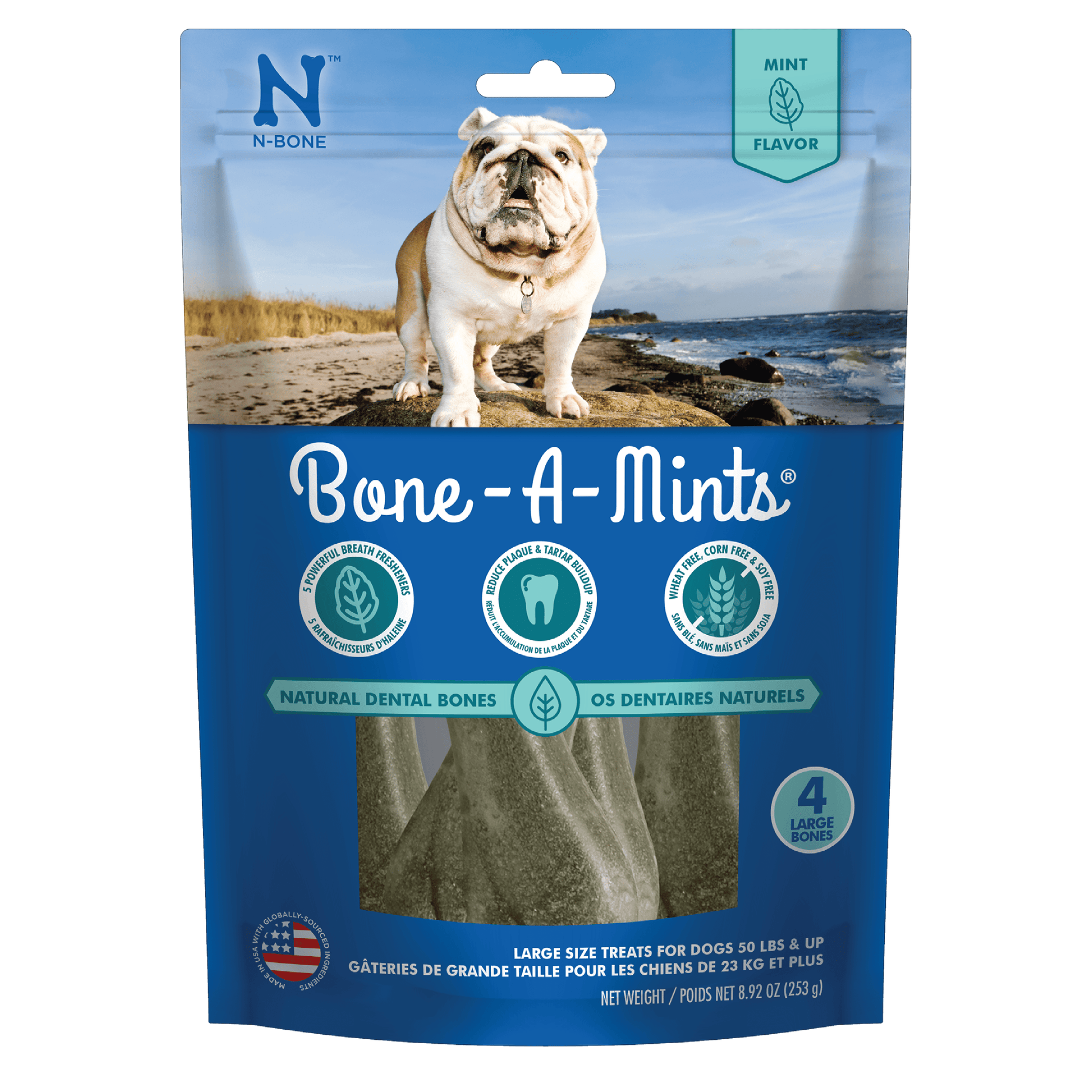 N Bone Bone A Mints Large Natural Dental Bones npicpet