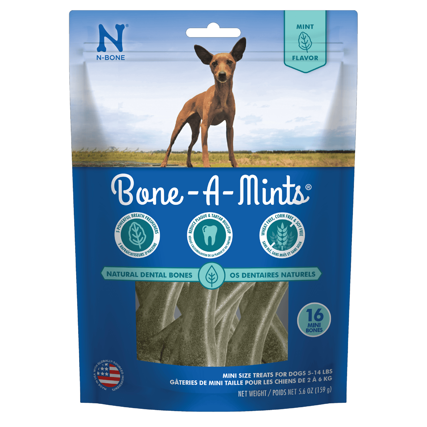 N-Bone® Bone-A-Mints® Mini Natural Dental Bones