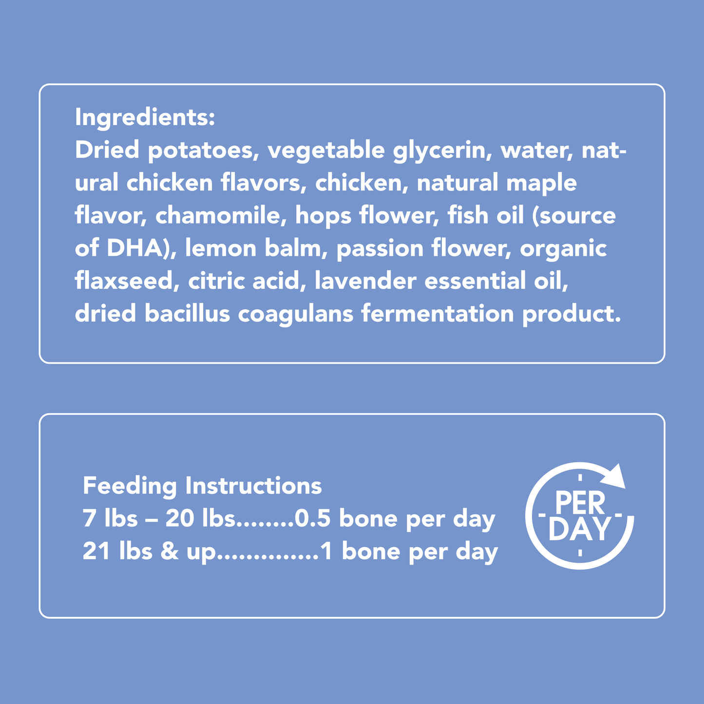 Get Naked® Premium® Calming Care Functional Bones