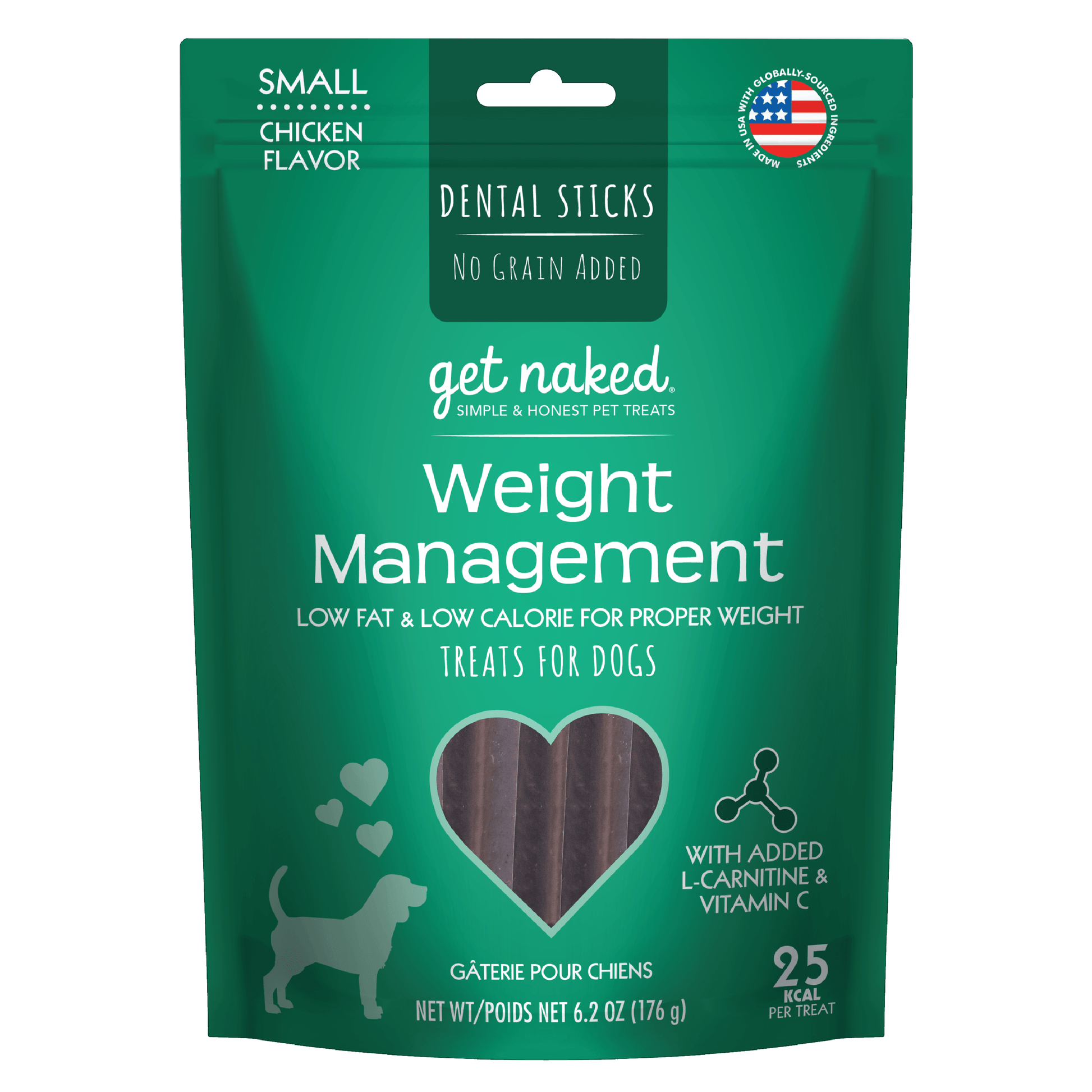 Get Naked® Weight Management Dog Dental Chew Sticks – npicpet