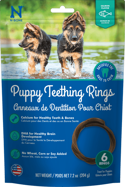 N-Bone® Puppy Teething Rings Salmon Flavor