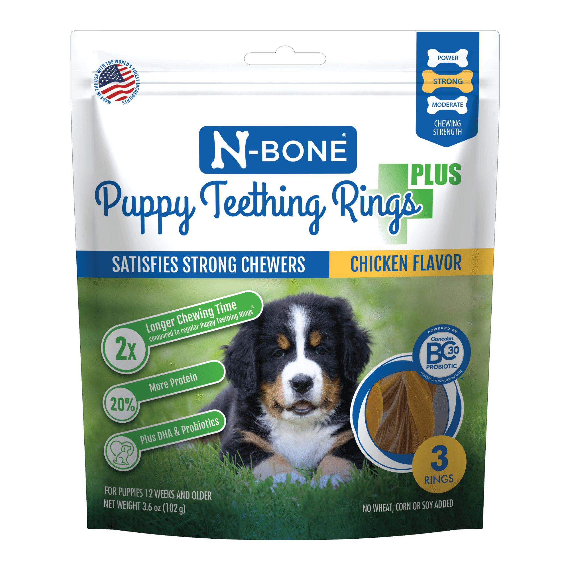 N Bone Puppy Teething Rings Plus npicpet