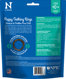 N-Bone® Puppy Teething Rings Salmon Flavor