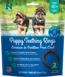 N-Bone® Puppy Teething Rings Salmon Flavor