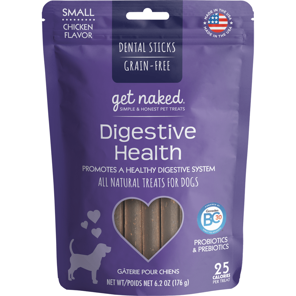 Get Naked Digestive Health Dental Dog Chew Sticks npicpet