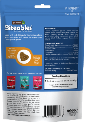 Get Naked® Biteables® Digestive Health+ Functional Cat Soft Treats