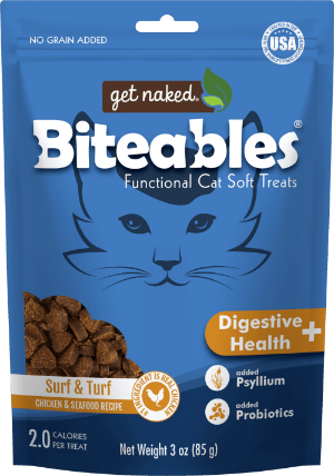 Get Naked® Biteables® Digestive Health+ Functional Cat Soft Treats