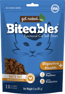 Get Naked® Biteables® Digestive Health+ Functional Cat Soft Treats