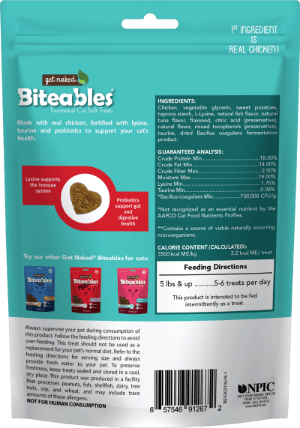 Get Naked® Biteables® Essential Health Functional Cat Soft Treats