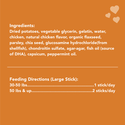 Get Naked® Joint Health Dog Dental Chew Sticks