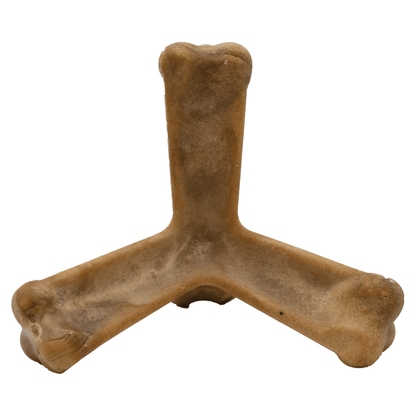 N-Bone® Quado® Interactive Dried Dog Chew Bone, Peanut Flavor - Natural, Edible, 100% Digestible Alternative to Plastic Chew Toys - Made in the USA